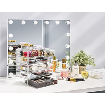 Sorbus Acrylic Makeup Organizer 7-Drawer Storage Case