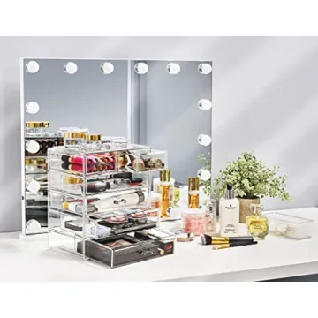 Sorbus Acrylic Makeup Organizer 7-Drawer Storage Case