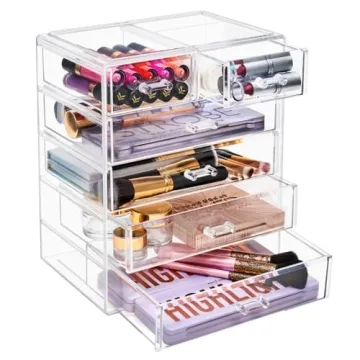 Sorbus Acrylic Makeup Organizer 7-Drawer Storage Case