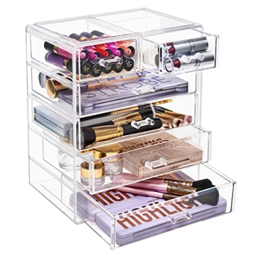 Sorbus Acrylic Makeup Organizer 7-Drawer Storage Case