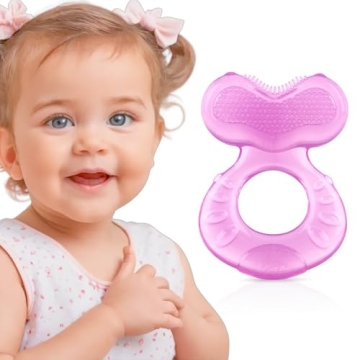 Nuby Silicone Teethe-eez Teether with Hygienic Case