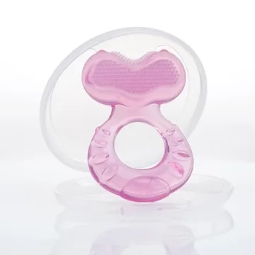 Nuby Silicone Teethe-eez Teether with Hygienic Case