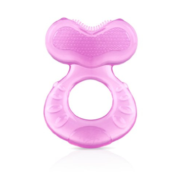 Nuby Silicone Teethe-eez Teether with Hygienic Case