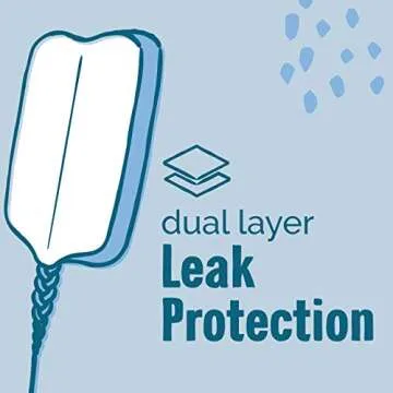 Seventh Generation Tampons with Comfort Applicator Regular Absorbency Organic Cotton Tampons 18 Count, Pack of 6