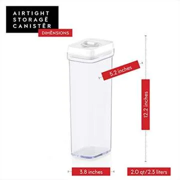 DWËLLZA KITCHEN Airtight Pasta Storage Container Set