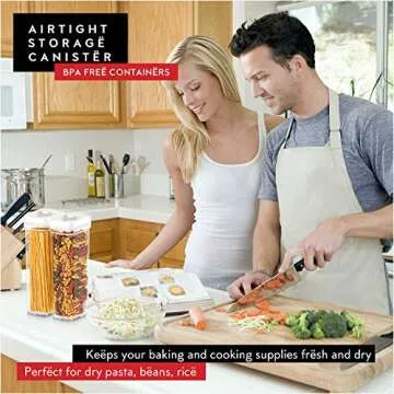 DWËLLZA KITCHEN Airtight Pasta Storage Container Set