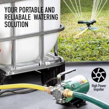 Portable SumpMarine Water Transfer Pump 330 GPH