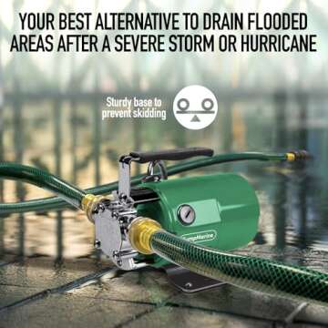 Portable SumpMarine Water Transfer Pump 330 GPH