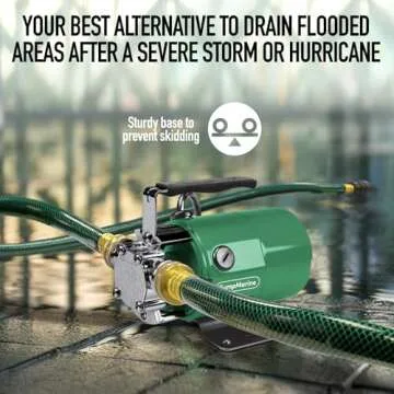 Portable SumpMarine Water Transfer Pump 330 GPH