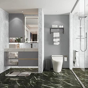 Self Adhesive Grey Wallpaper Peel and Stick Film 15.8" x 400"