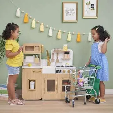 Interactive Teamson Kids Wooden Play Kitchen for Young Chefs