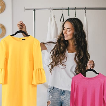 Utopia Home Velvet Hangers - Non-Slip & 360 Degree Hooks