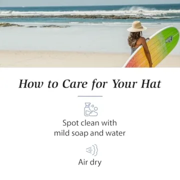 Wallaroo Hat Company – Women’s Bali Fedora – UPF 30+ Sun Protection, Wide Brim, Packable and Adjustable Sizing for Medium Crown Sizes – Fashionable Sun Hat for Everyday Sun Protection (Natural)