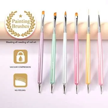 Nail Art Brushes Set for Gel Nail Design Tools