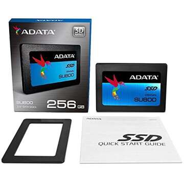 ADATA SU800 256GB 3D-NAND 2.5 Inch SATA III High Speed Read & Write up to 560MB/s & 520MB/s Solid State Drive (ASU800SS-256GT-C)