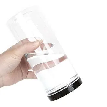 ZIQI 8Pack Clear Plastic Jars - Food Grade Storage Containers