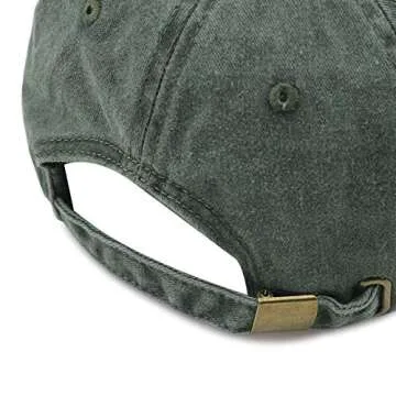 Adjustable HH HOFNEN Distressed Baseball Cap for Men Women