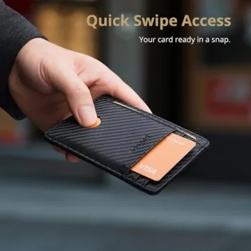 Buffway Slim Minimalist RFID Blocking Wallet for All