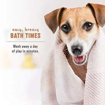 Rocco & Roxie Supply Co. Dog Shampoo and Conditioner - Soothe Oatmeal Shampoo for Itch Relief, Calm Hypoallergenic Shampoo for Sensitive Skin, and Shine Argan Oil Pet Wash - Puppy Bathing Supplies