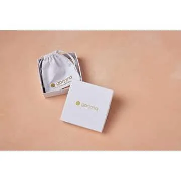 gorjana Women’s Lou Hoops, Chunky High Shine Hoop Earrings, Stainless Steel Post, 18K Gold Plated