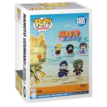 Funko Pop! Naruto Shippuden: Naruto Uzumaki Kurama Link Mode Special Edition Multicolor Exclusive #1465