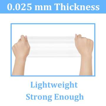 SAIWEYNEE Disposable Rain Ponchos For Adults- Transparent Waterproof Ponchos With Hood,Emergency Rain Gear for Camping,Hiking,Walking,Watching Games,Visiting Theme Park, 5 Pack