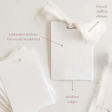 Elegant Name Place Cards for Weddings and Events