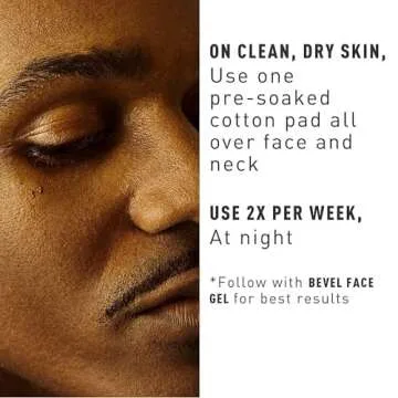 Bevel Glycolic Acid Toner Pads for Even Skin Tone