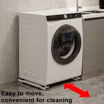 Appliance Rollers Heavy Duty, Max 32in Extendable Mobile Base for Easy Movement