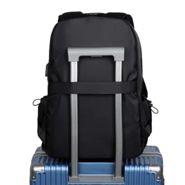 NEWSEE Lightweight Water Resistant Backpack with USB Charging