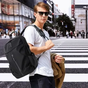 NEWSEE Lightweight Water Resistant Backpack with USB Charging