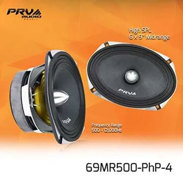 Upgrade Your Sound with PRV AUDIO 6x9 Midrange Speaker