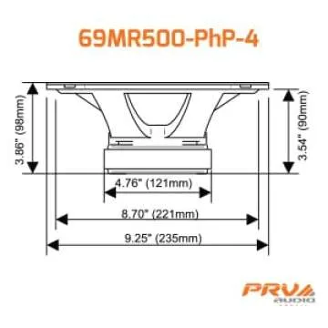 Upgrade Your Sound with PRV AUDIO 6x9 Midrange Speaker