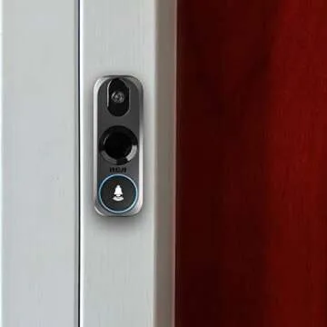 RCA 3MP Doorbell Security Camera - No Fees, Night Vision and Alerts