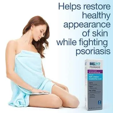 MG217 Medicated Psoriasis Cream with Salicylic Acid 3.5 Fl Oz
