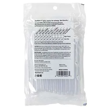 Adtech Clear Hot Glue Sticks for Quick Bonding, 30 Count