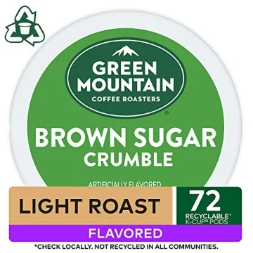 Green Mountain Coffee Brown Sugar Crumble K-Cups 72 Count