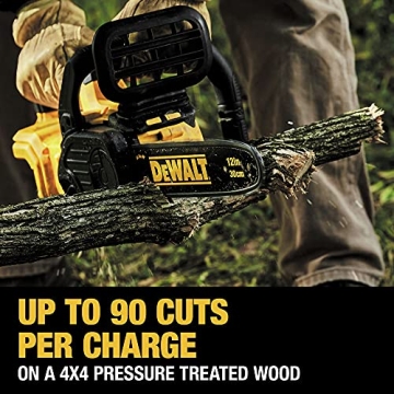 DEWALT 20V Max Compact Cordless Chainsaw - Lightweight & Powerful