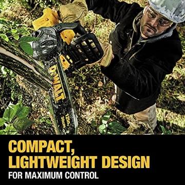 DEWALT 20V Max Compact Cordless Chainsaw - Lightweight & Powerful