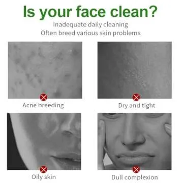 Ursoulney Green Tea Cleansing Mask Stick for Face Care, Deep Pore Cleansing Purifying Clay Mask Stick, Oil Control Acne Blackhead Remover for All Skin Types, Improves Skin for Women & Men (1 PCS)