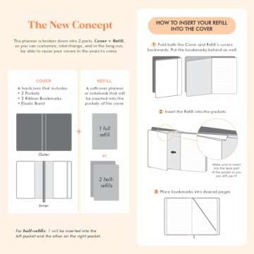 Back to Basics 2024 Planner - Weekly and Monthly Planner, Vertical Layout, Organizer, Agenda, Journa...