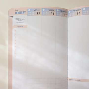 Back to Basics 2024 Weekly Planner - Minimalist, Productive