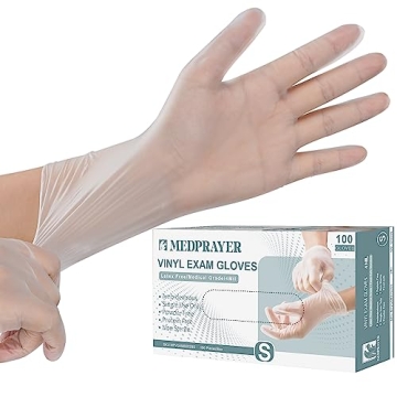 MEDPRAYER Vinyl Exam Gloves - Safe & Reliable Protection