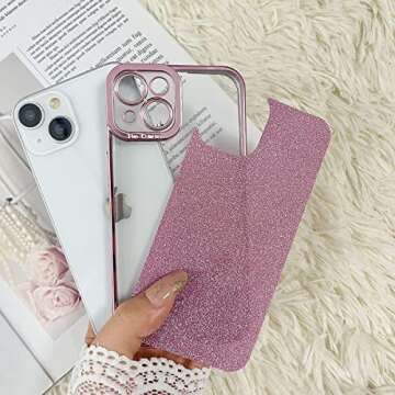 Fycyko iPhone 14 Case Glitter Luxury Bling Cover