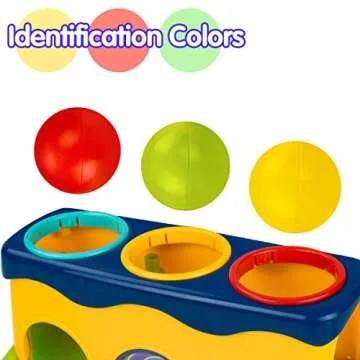 UNIH Hammer and Ball Drop Toy for 1 Year Olds