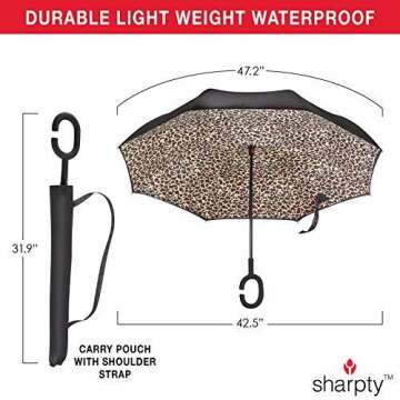 Stylish Sharpty Inverted Windproof Umbrella for Everyone