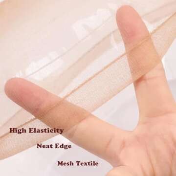 RECOOL 20 PCS HD Invisible Wig Cap for Lace Front Wigs