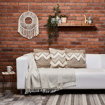 Cute Boho Throw Pillow Cover for Stylish Home Decor