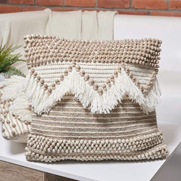 Cute Boho Throw Pillow Cover for Stylish Home Decor