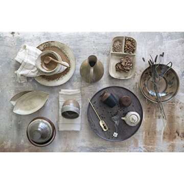 Bloomingville Stoneware, Reactive Glaze, Set of 6 Bowl Set, 5" L x 5" W x 3" H, Multicolor